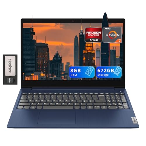 ⭐️TM5-08A⭐️Lenovo Ryzen 7 7730U SSD512 Lenovo IdeaPad 5 15.6 FHD Laptop, AMD Ryzen 7 5825U, 8GB DDR4 RAM